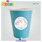 COPO EM PAPEL 20cl - UNICÓRNIO