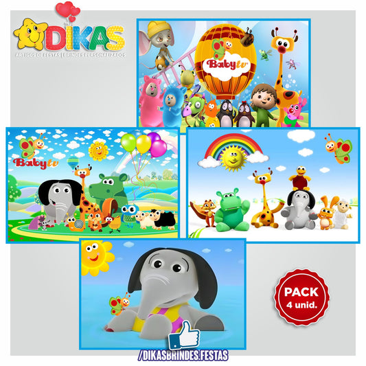 CARTAZES P/ DECORAÇÃO DE PAREDE - BABY TV