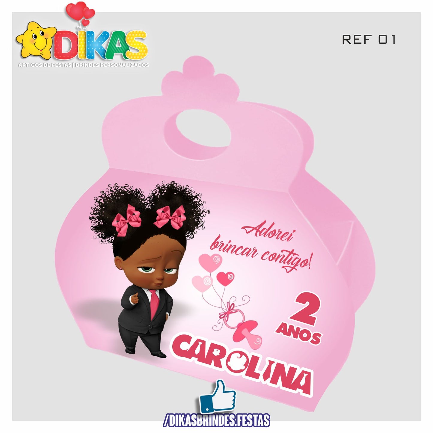 CAIXAS PERSONALIZADAS PARA BRINDES - BOSS BABY