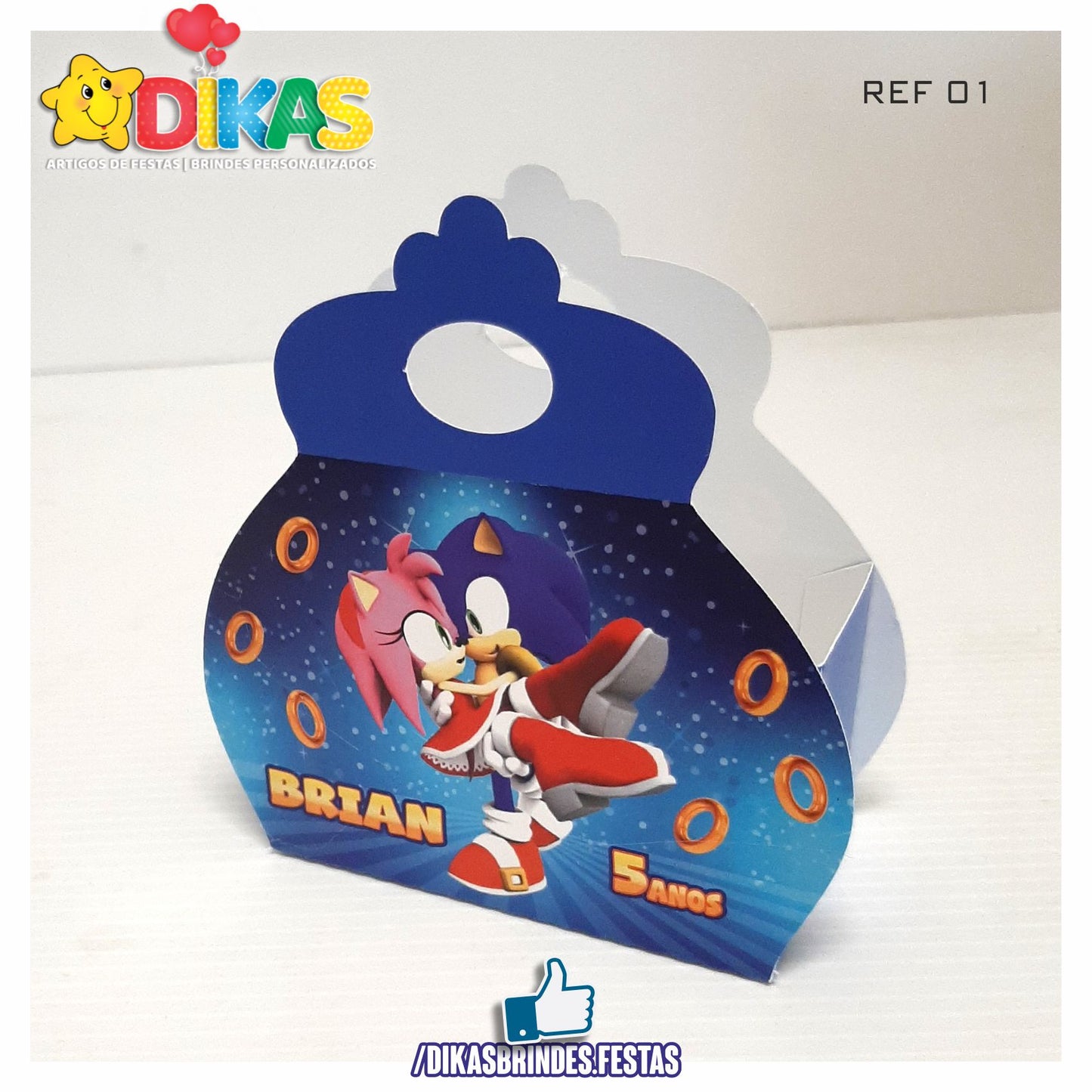 CAIXAS PERSONALIZADAS PARA BRINDES - SONIC