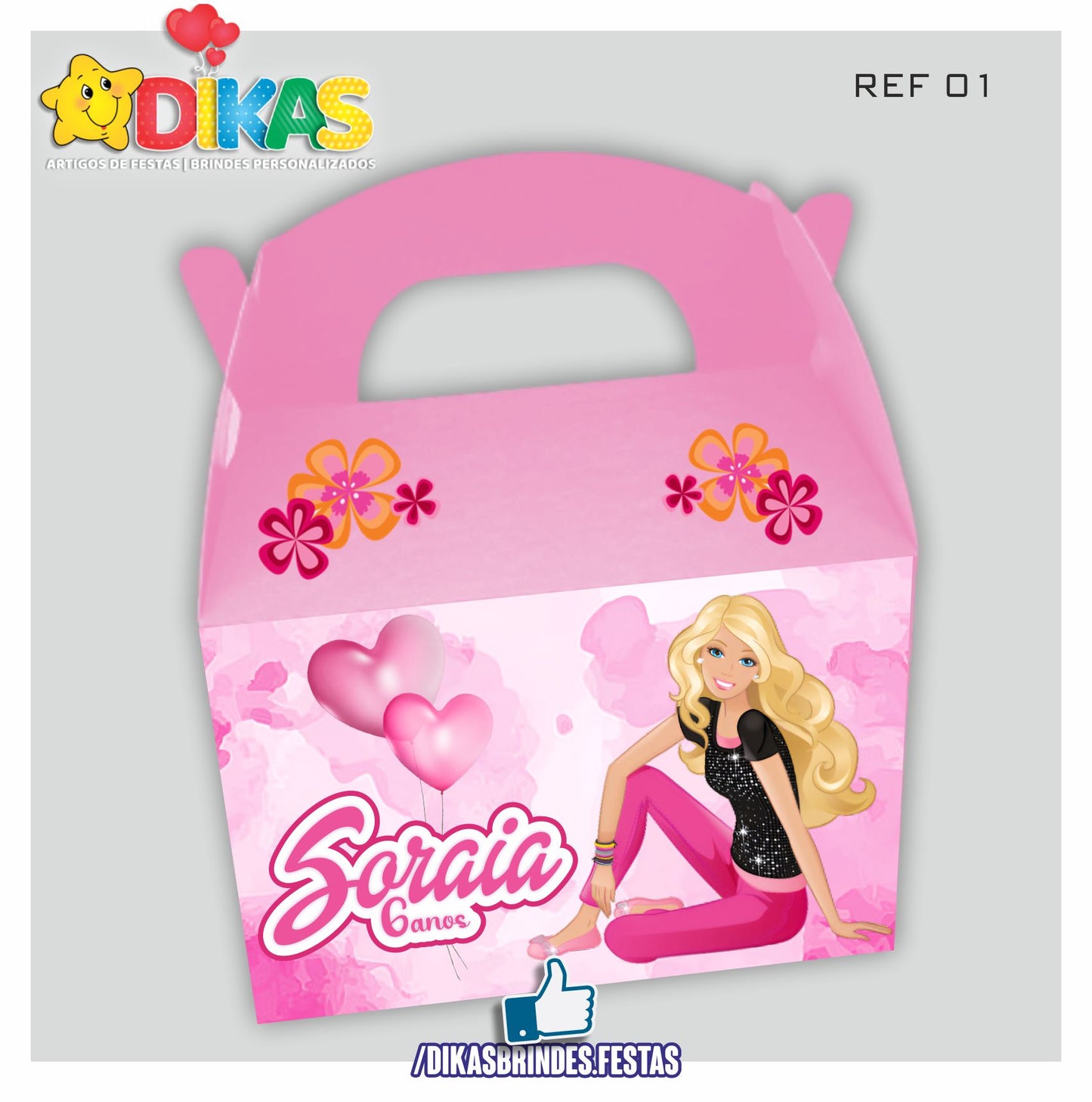 CAIXAS PERSONALIZADAS PARA BRINDES - BARBIE