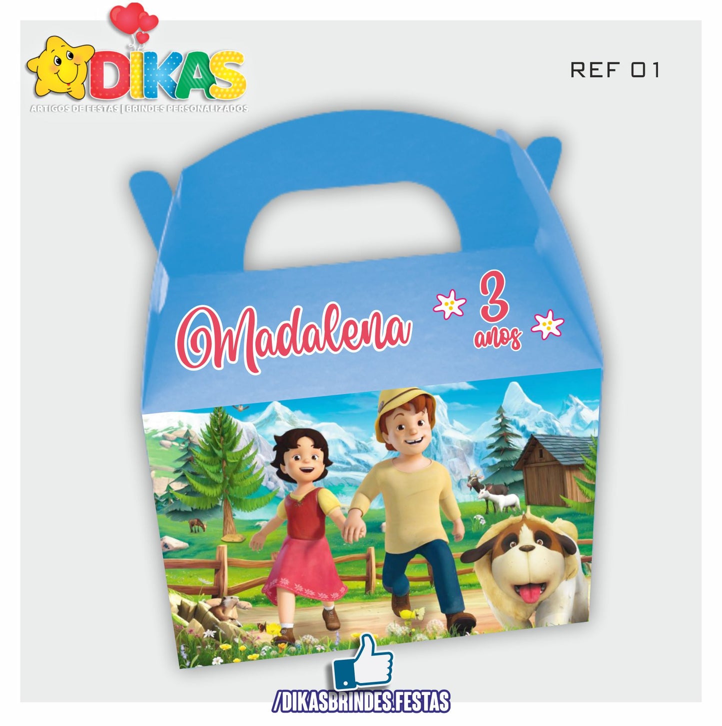 CAIXAS PERSONALIZADAS PARA BRINDES - HEIDI