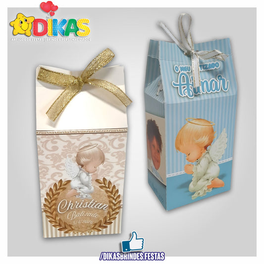 CAIXA "TIPO LEITE" PERSONALIZADA - BATIZADO