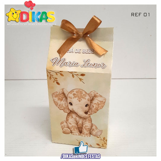 CAIXA "TIPO LEITE" PERSONALIZADA - BEBÉ