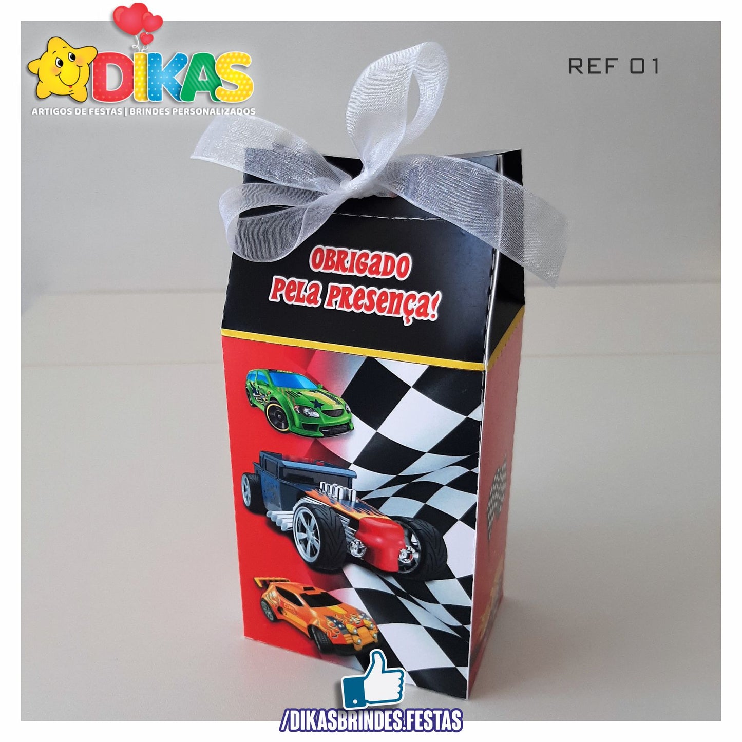 CAIXA "TIPO LEITE" - HOTWHEELS