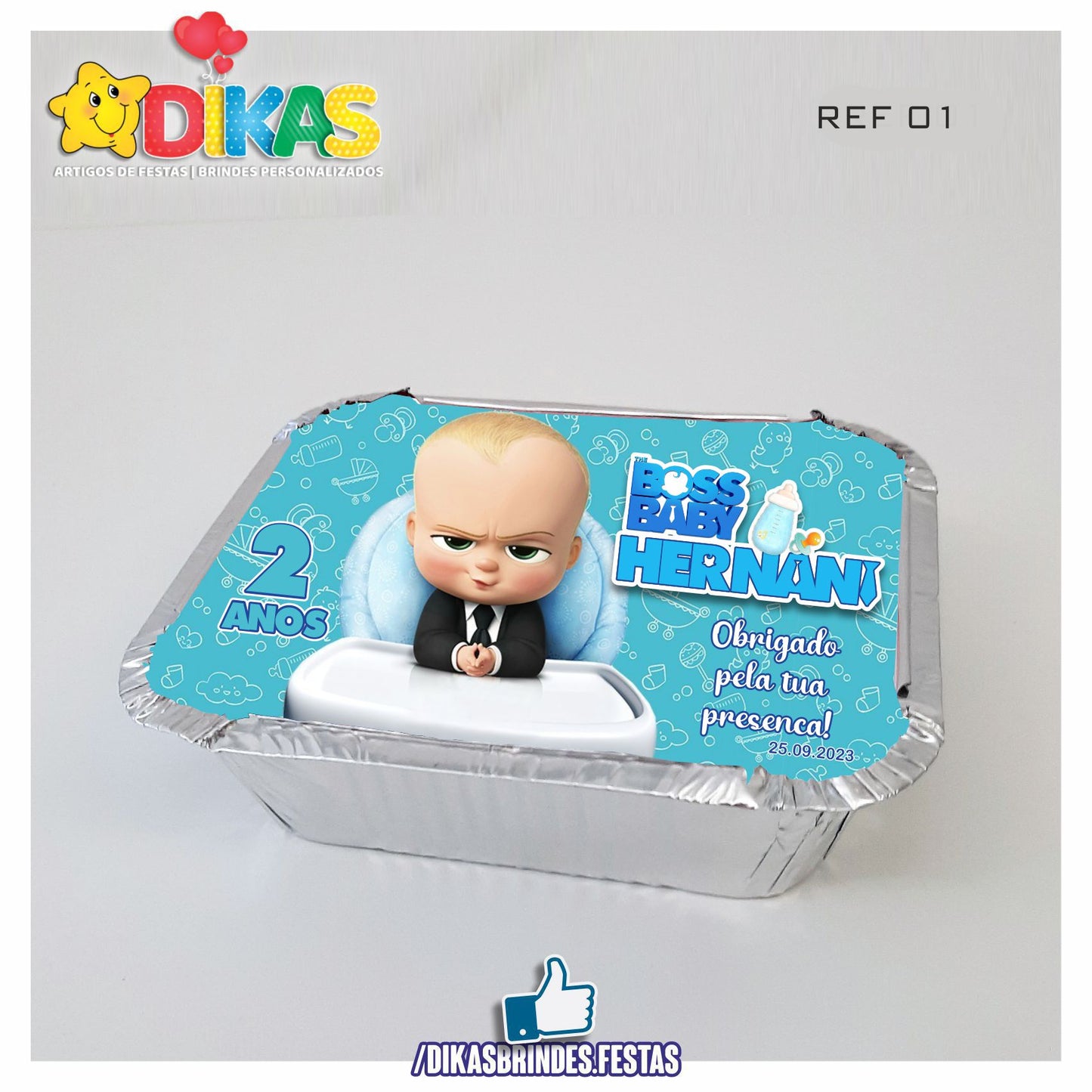 CAIXAS PERSONALIZADAS PARA BRINDES - BOSS BABY