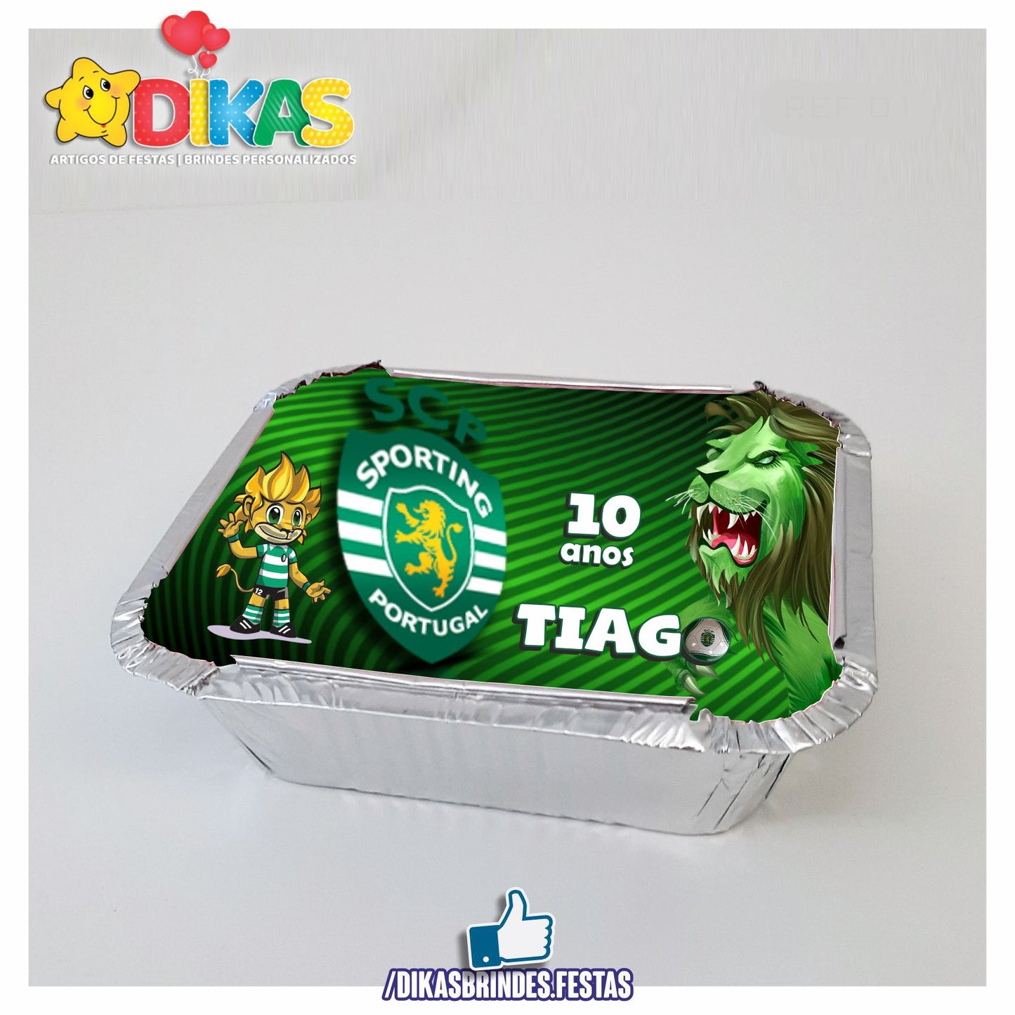 CAIXAS PERSONALIZADAS PARA BRINDES - FUTEBOL SPORTING