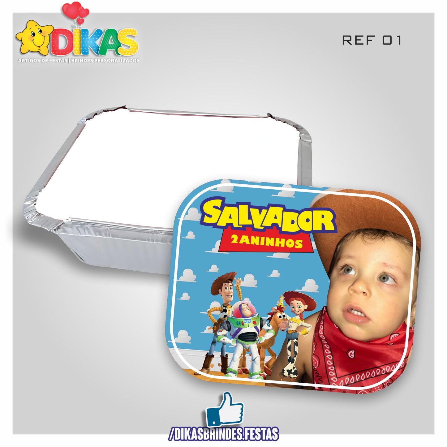 MARMITINHAS PERSONALIZADAS PARA BRINDES - TOY STORY