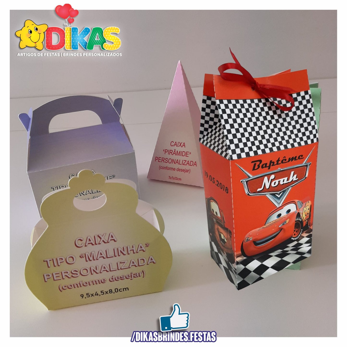 CAIXAS PERSONALIZADAS PARA BRINDES - CARS