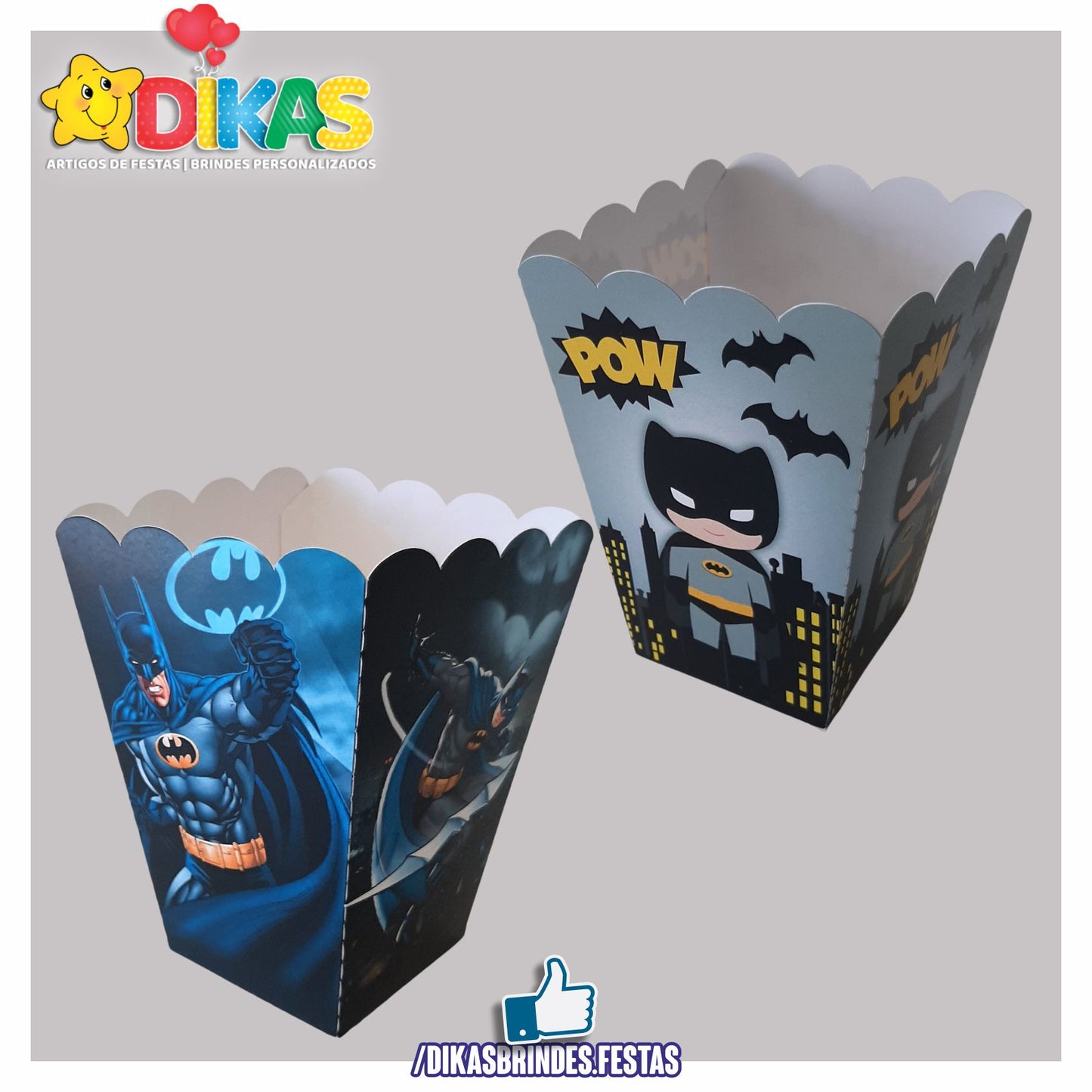 CAIXA DE PIPOCA/BATATA - BATMAN