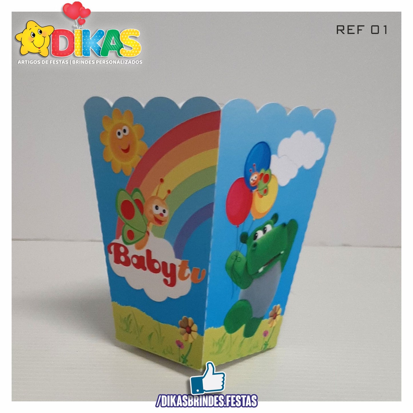 CAIXA DE PIPOCA/BATATA - BABY TV