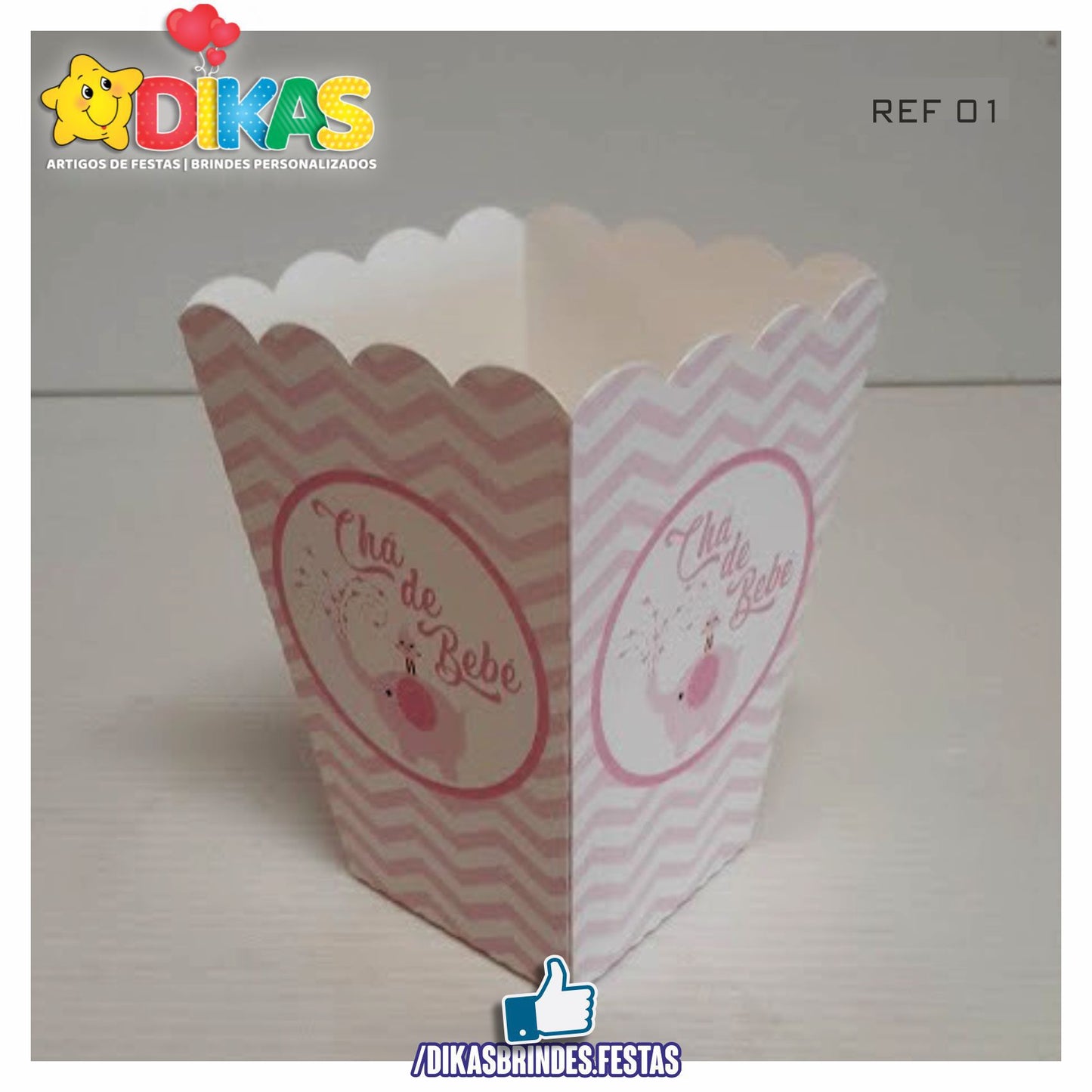 CAIXA DE PIPOCA/BATATA - BEBÉ