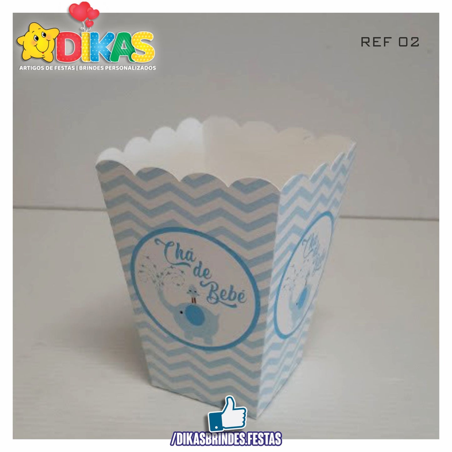 CAIXA DE PIPOCA/BATATA - BEBÉ