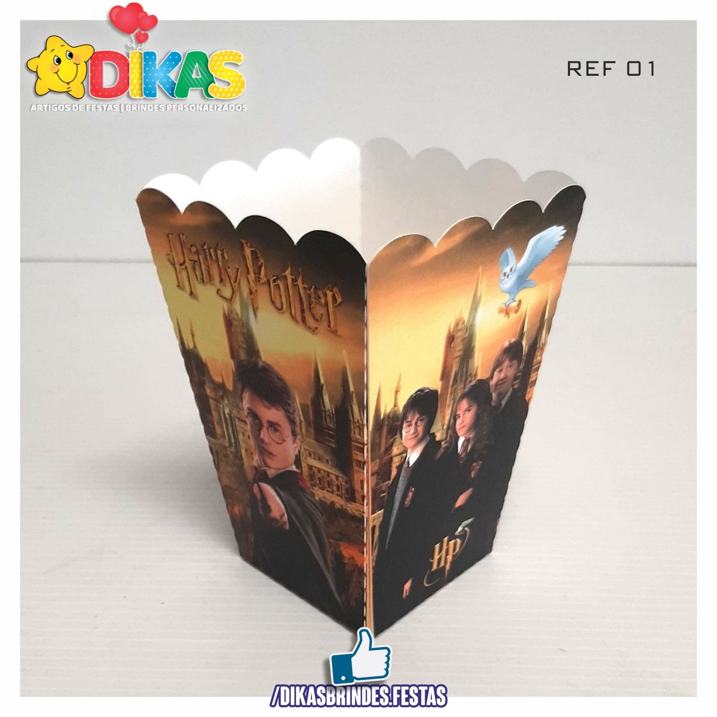 CAIXA DE PIPOCA/BATATA - HARRY POTTER