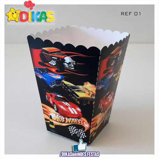 CAIXA DE PIPOCA/BATATA - HOTWHEELS