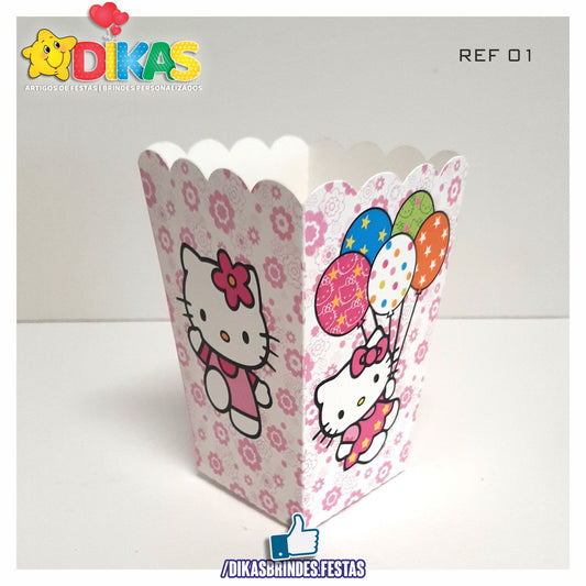 CAIXA DE PIPOCA/BATATA - HELLO KITTY