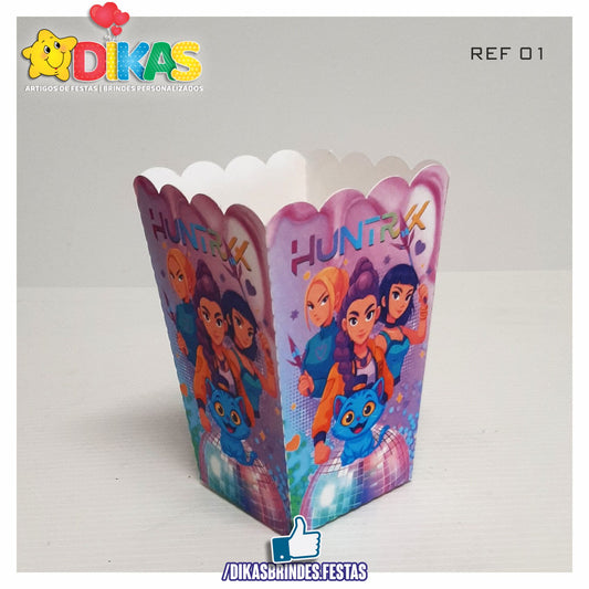 CAIXA DE PIPOCA/BATATA - Guerreiras do K-POP