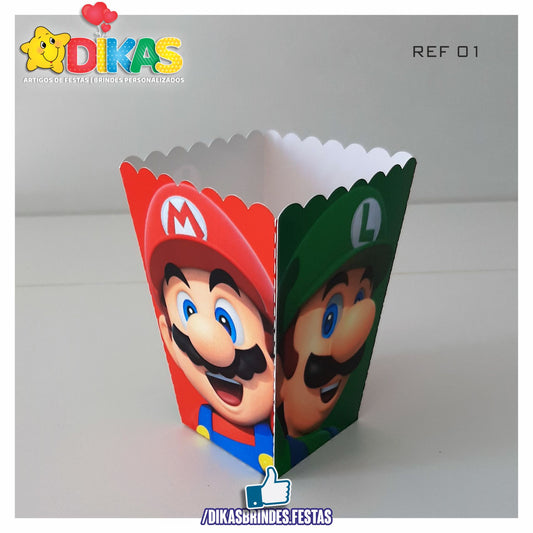 CAIXA DE PIPOCA/BATATA - MARIO BROS