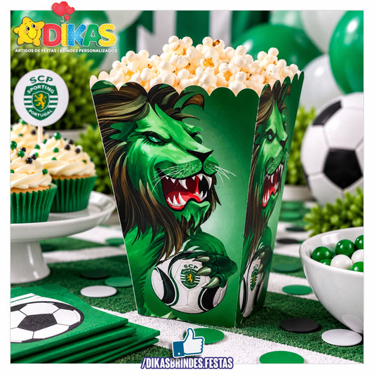 CAIXA DE PIPOCA/BATATA - FUTEBOL SPORTING