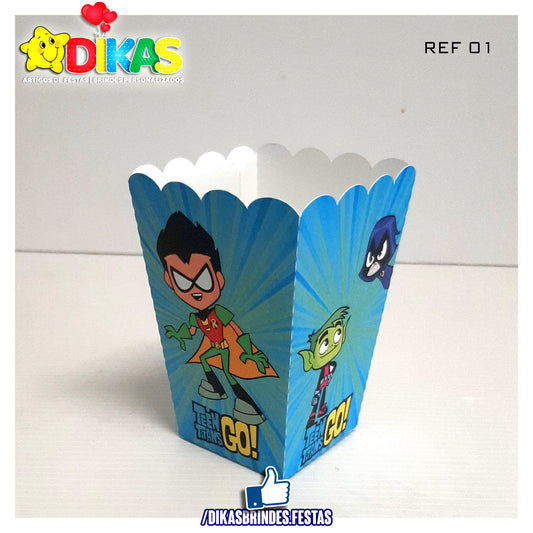 CAIXA DE PIPOCA/BATATA - TEEN TITANS GO