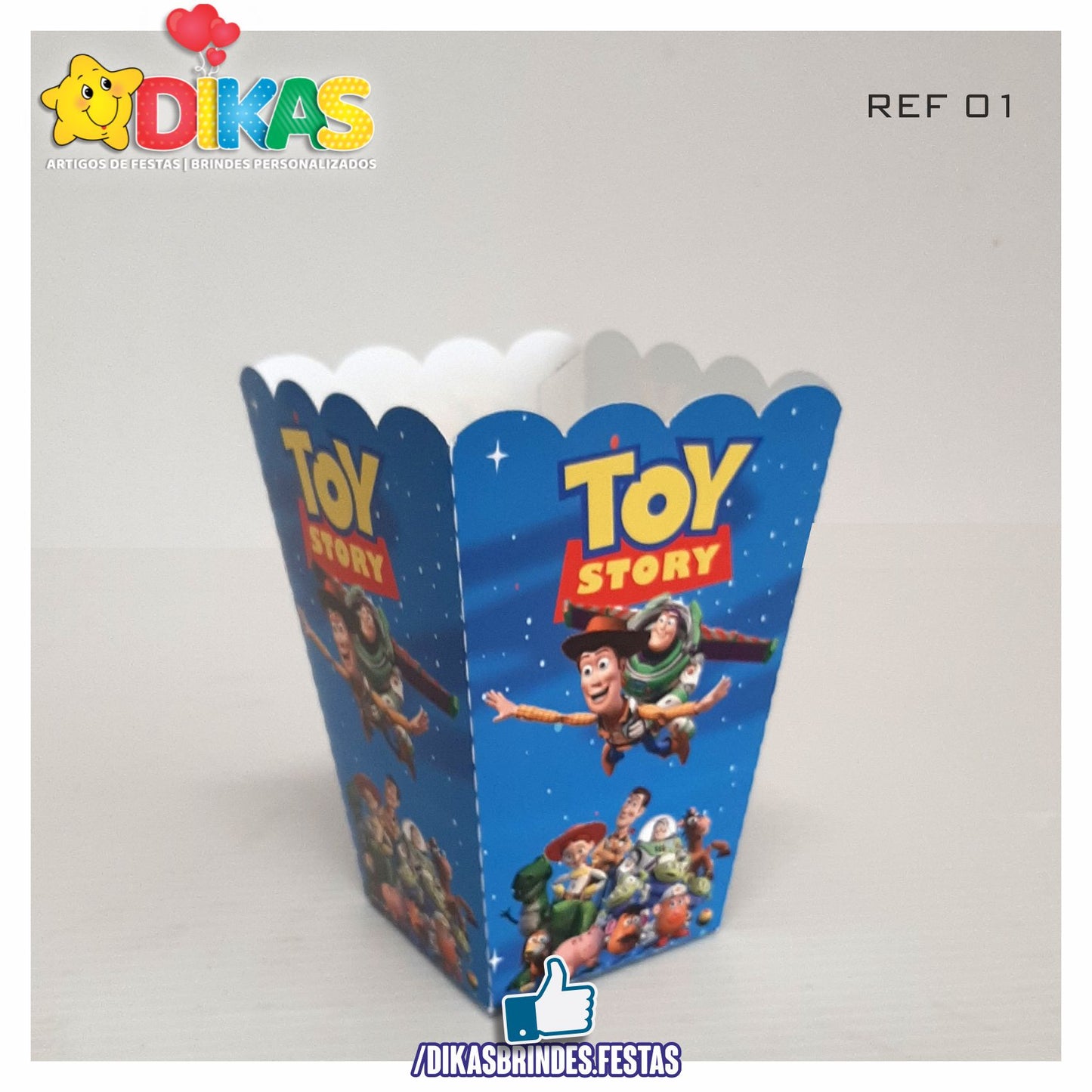 CAIXA DE PIPOCA/BATATA - TOY STORY