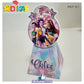 CAIXA TIPO "PIRÂMIDE" PERSONALIZADA - GUERREIRAS DO K-POP