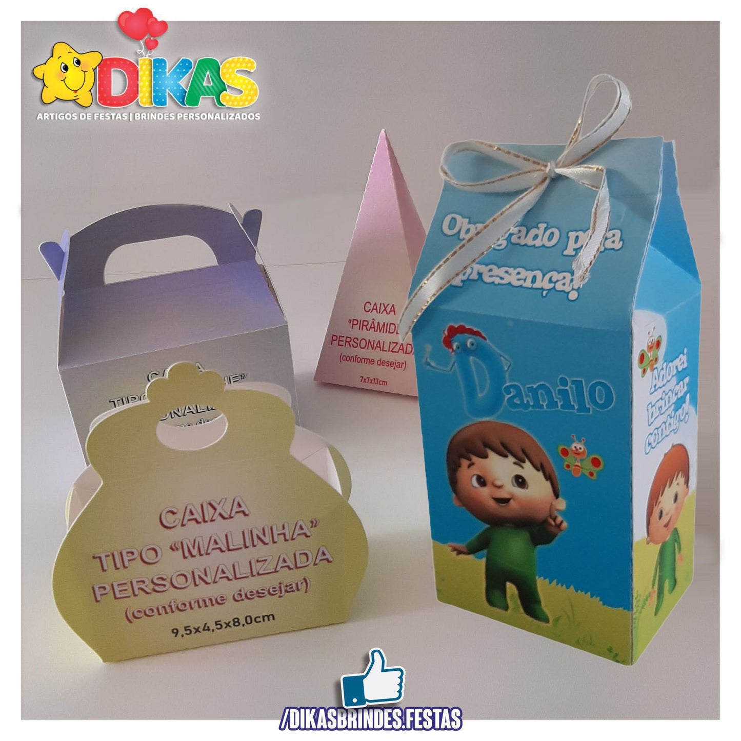 CAIXAS PERSONALIZADAS PARA BRINDES - BABY TV