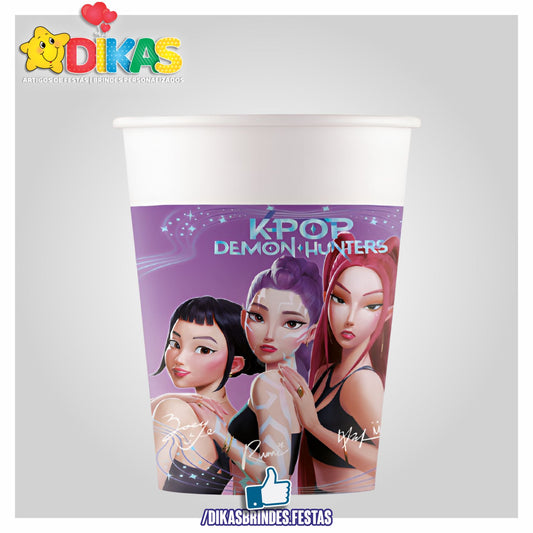 COPO EM PAPEL GUERREIRAS DO K-POP
