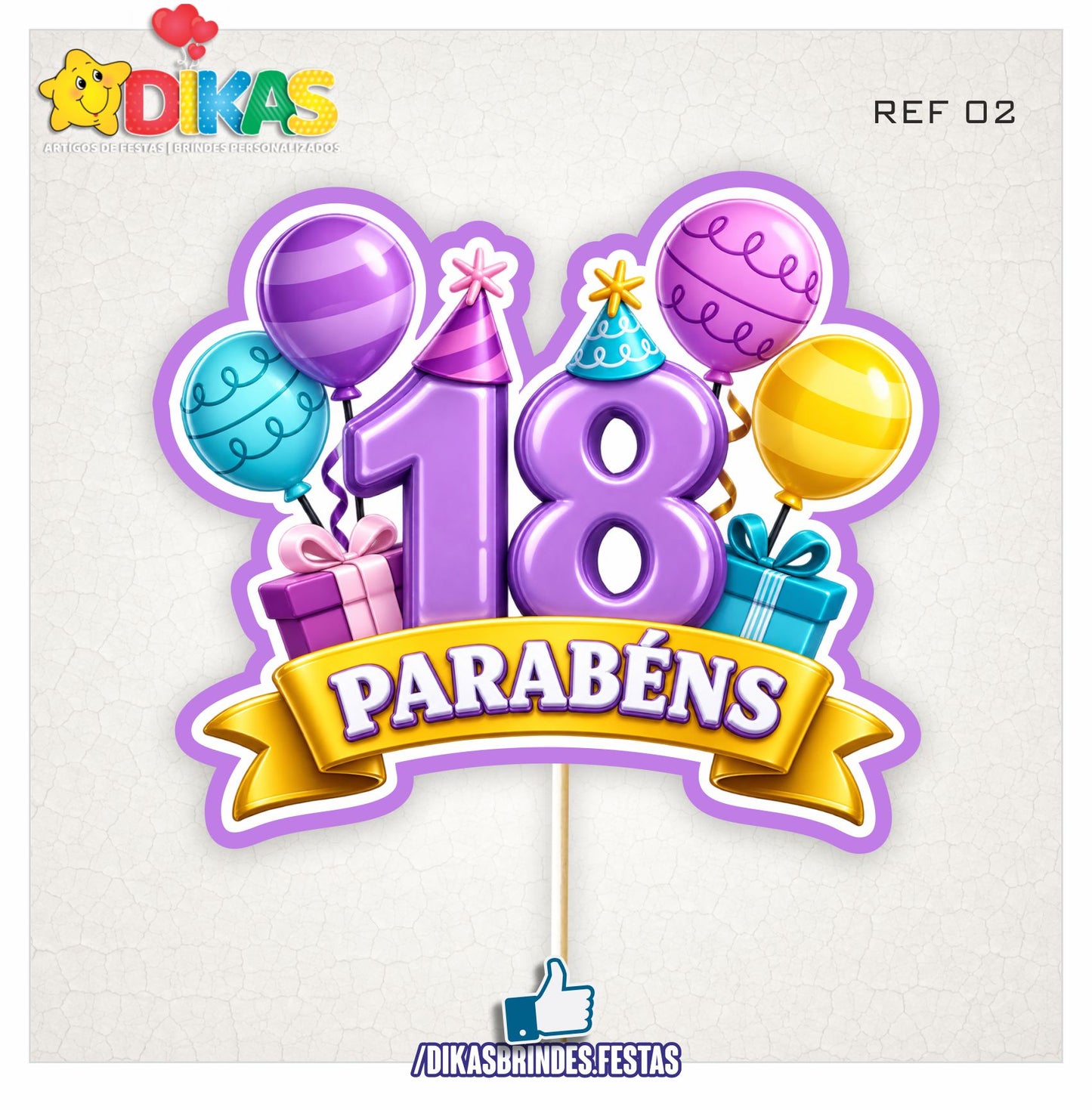 FIGURAS DECORATIVAS PARA BOLO - ADULTOS