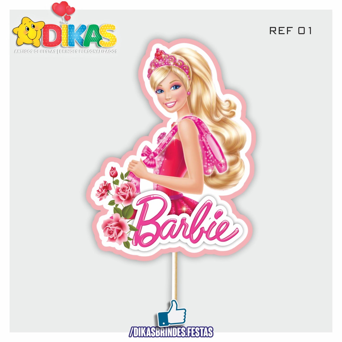 FIGURAS DECORATIVAS PARA BOLO - BARBIE