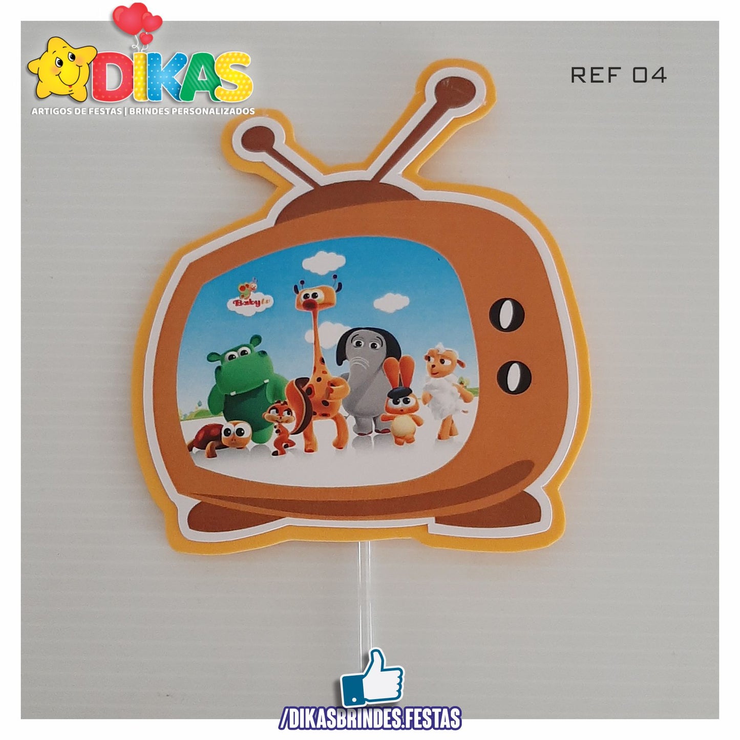 FIGURAS DECORATIVAS PARA BOLO - BABY TV