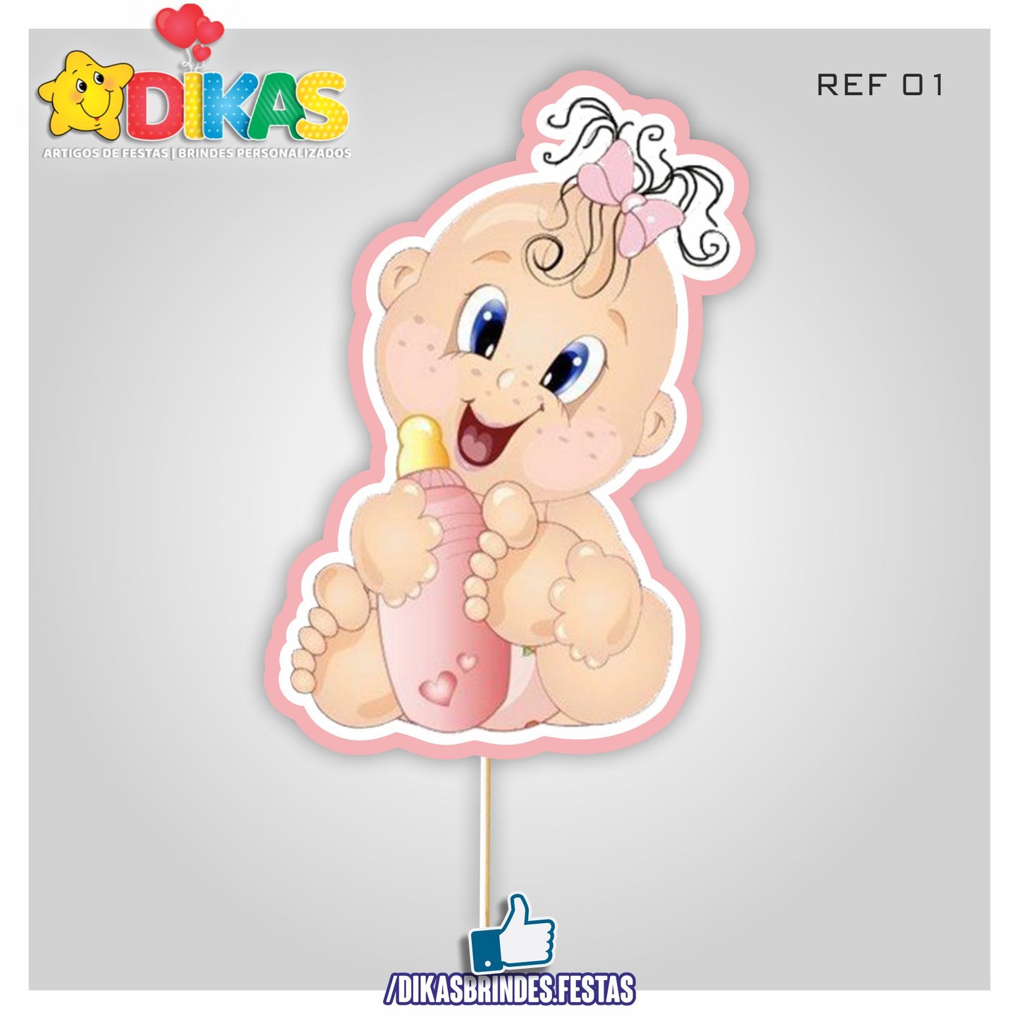 FIGURAS DECORATIVAS PARA BOLO - BEBÉ