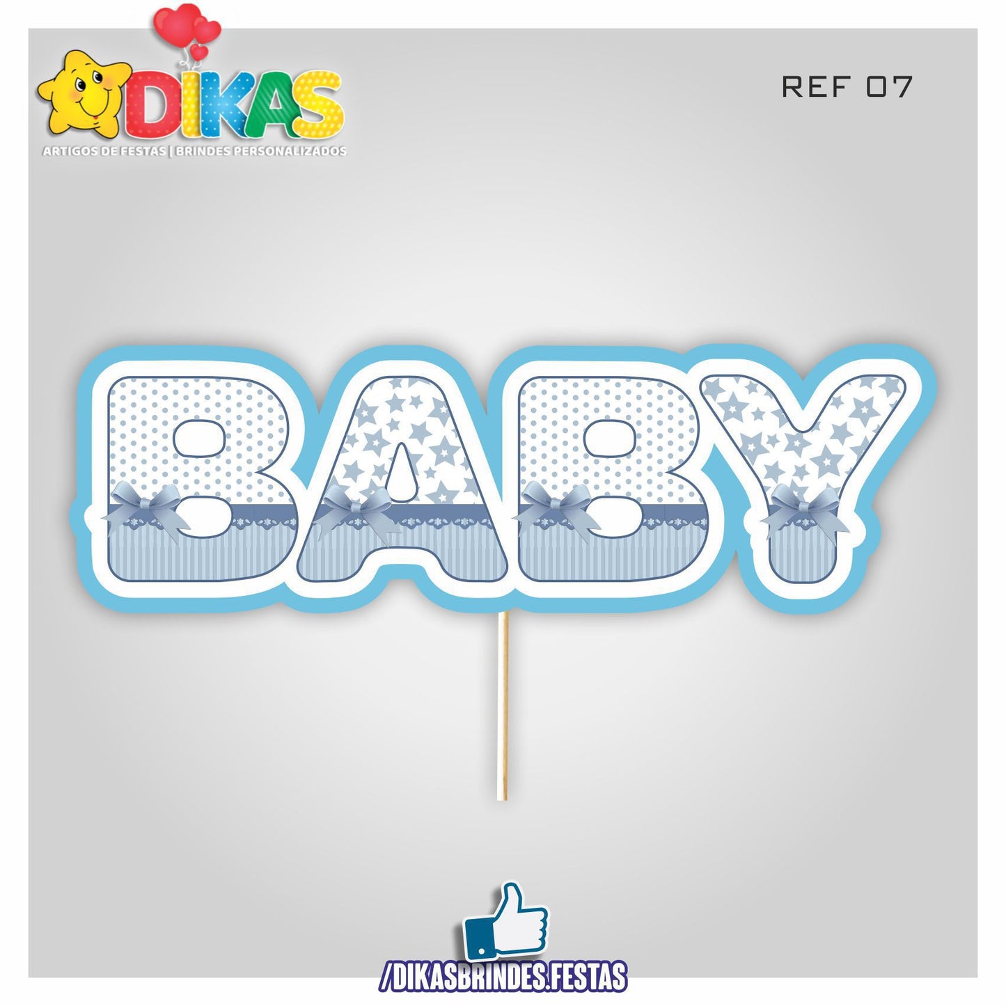 FIGURAS DECORATIVAS PARA BOLO - BEBÉ