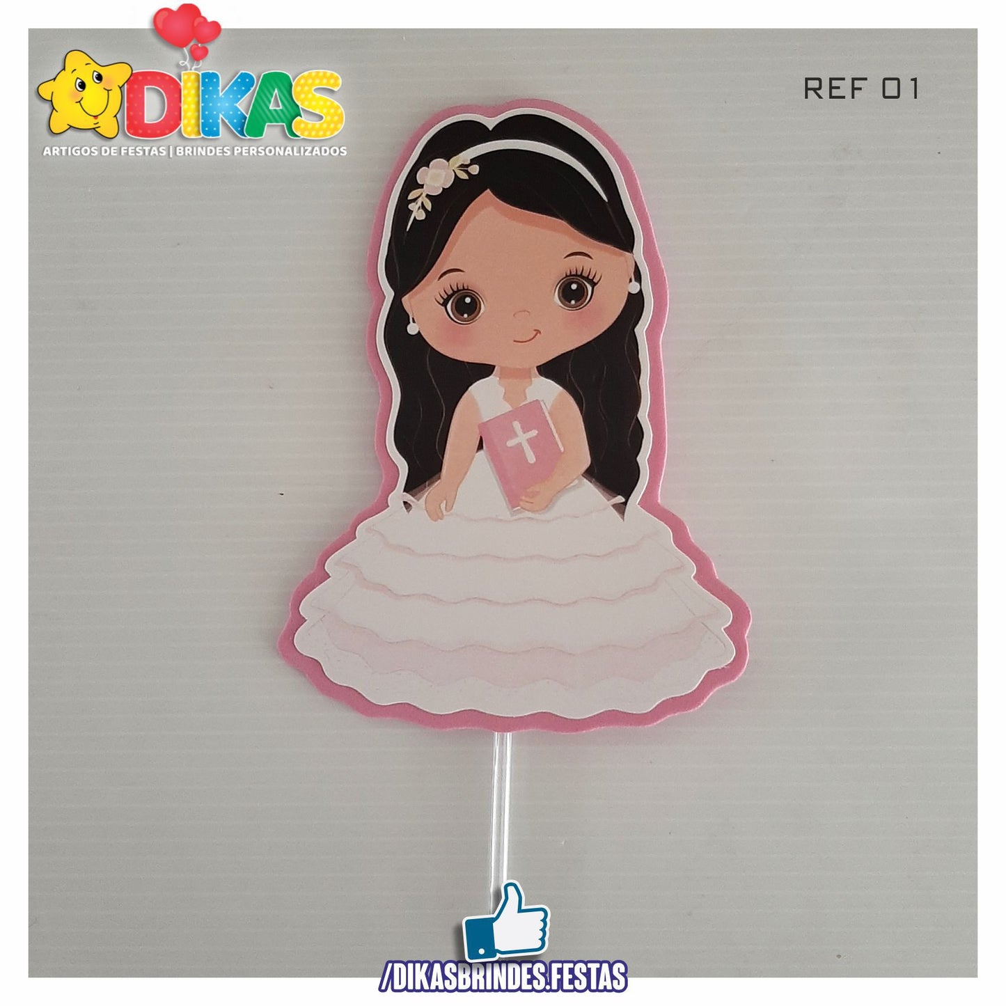 FIGURAS DECORATIVAS PARA BOLO - 1ª COMUNHÃO / CRISMA