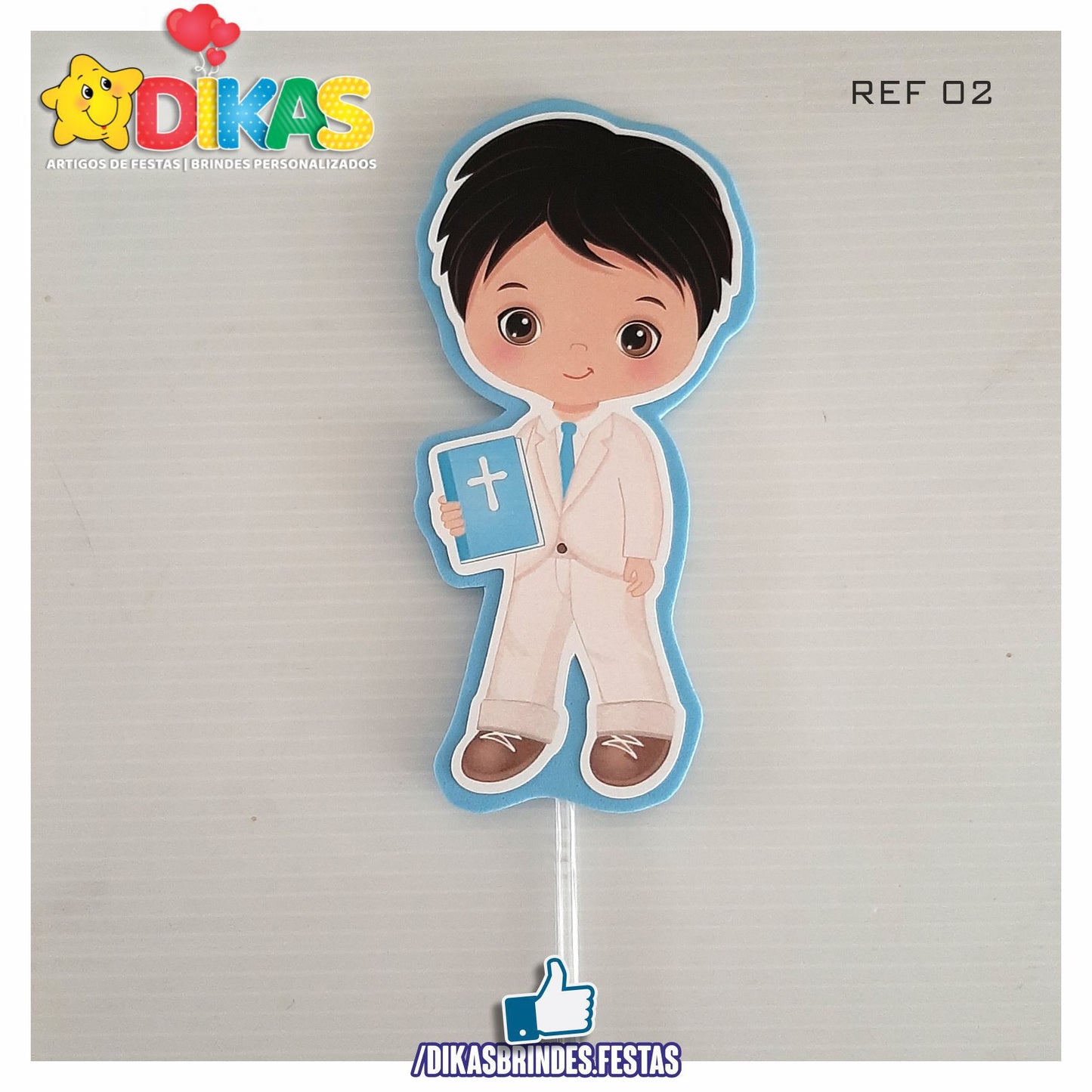 FIGURAS DECORATIVAS PARA BOLO - 1ª COMUNHÃO / CRISMA