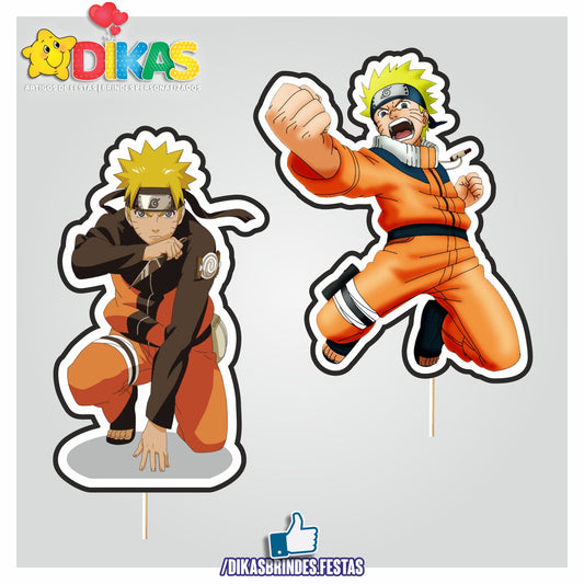 FIGURAS DECORATIVAS PARA BOLO - NARUTO