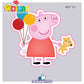 FIGURAS DECORATIVAS PARA BOLO - PORQUINHA PEPPA