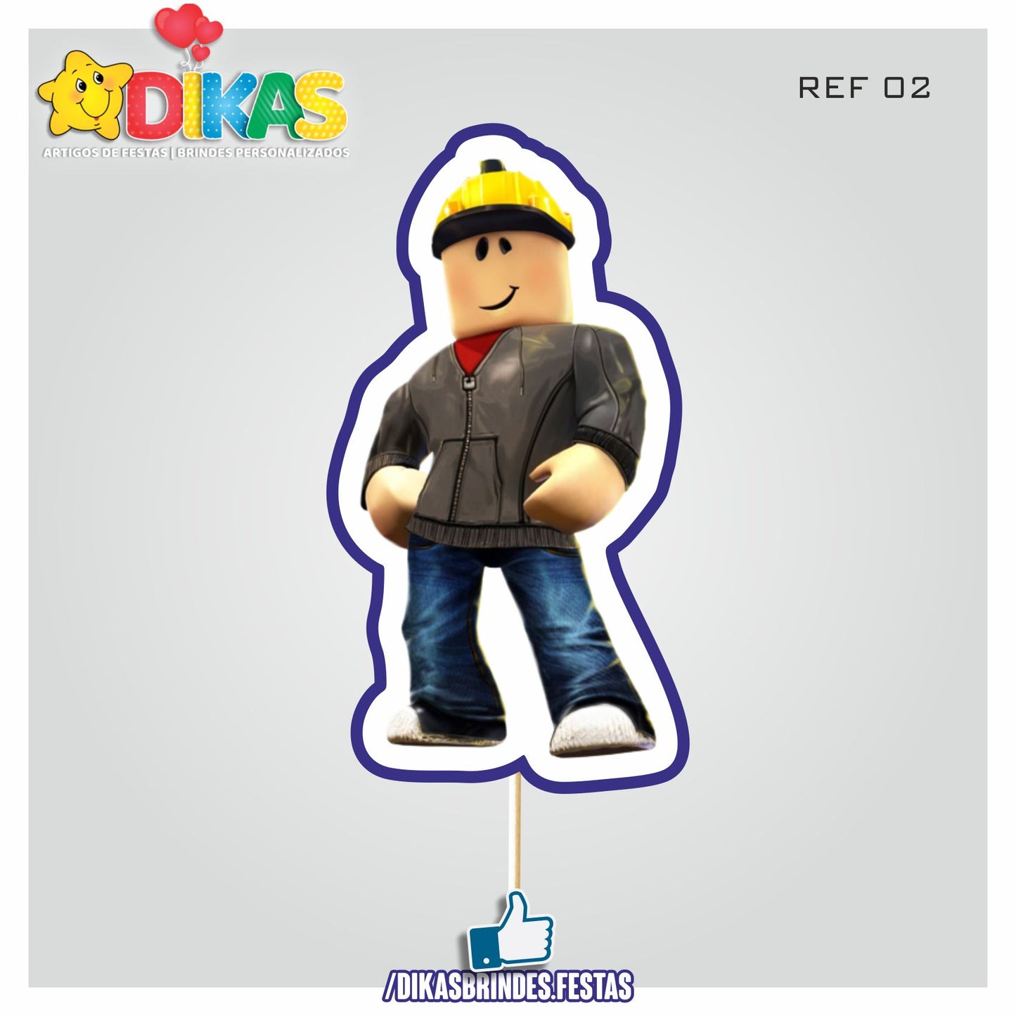 FIGURAS DECORATIVAS PARA BOLO - ROBLOX