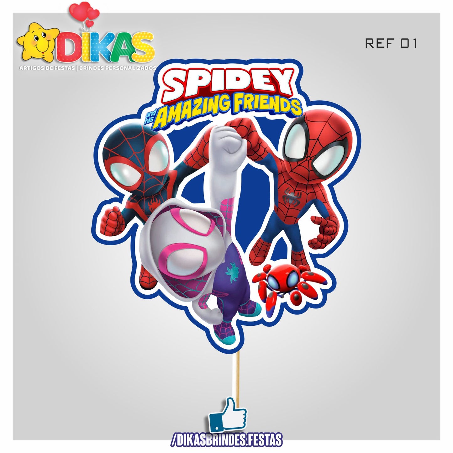 FIGURAS DECORATIVAS PARA BOLO - SPIDEY