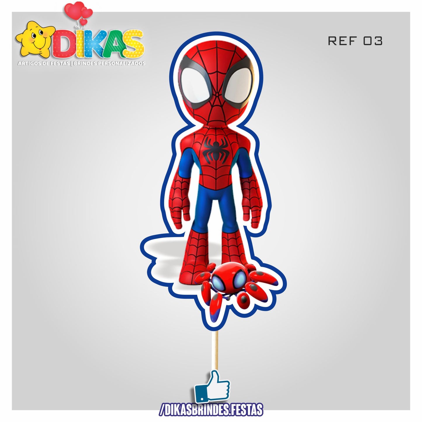 FIGURAS DECORATIVAS PARA BOLO - SPIDEY