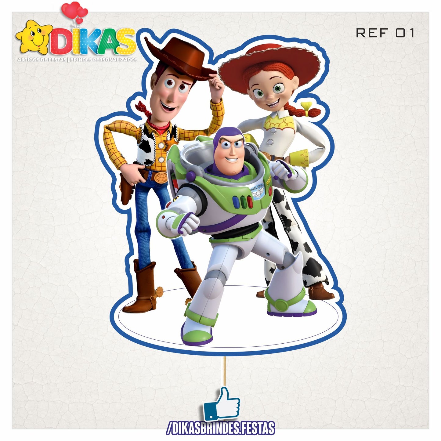 FIGURAS DECORATIVAS PARA BOLO - TOY STORY