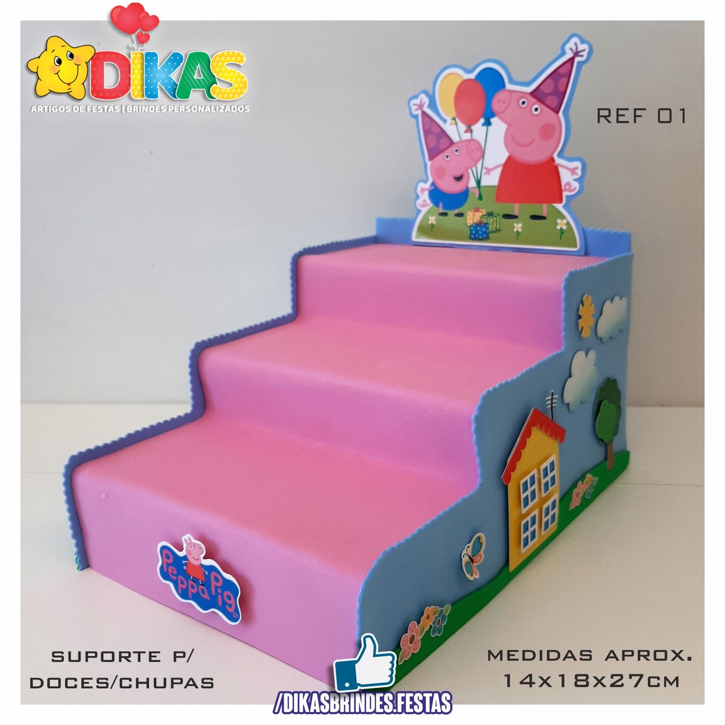 LIVRINHO PARA COLORIR - PORQUINHA PEPPA – dikasbrindes