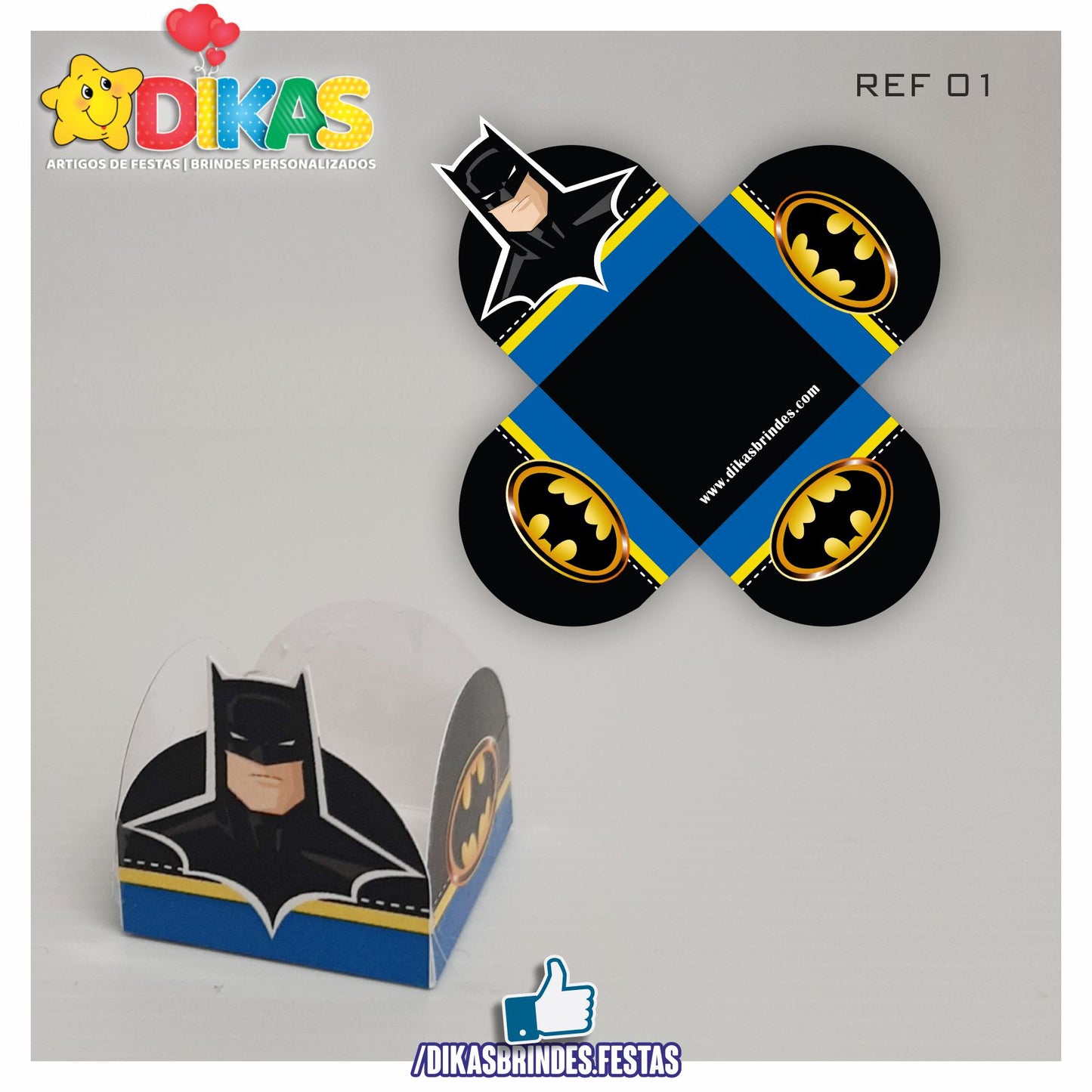 PORTA-FORMINHAS TEMÁTICAS  - BATMAN