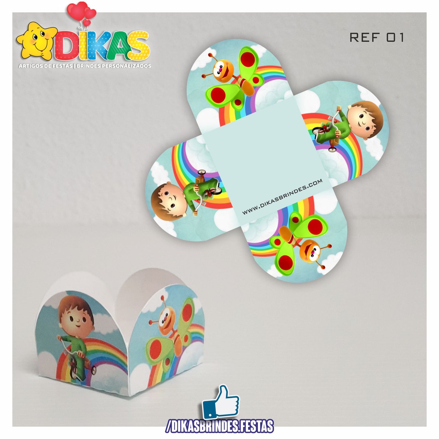 PORTA-FORMINHAS TEMÁTICAS  - BABY TV