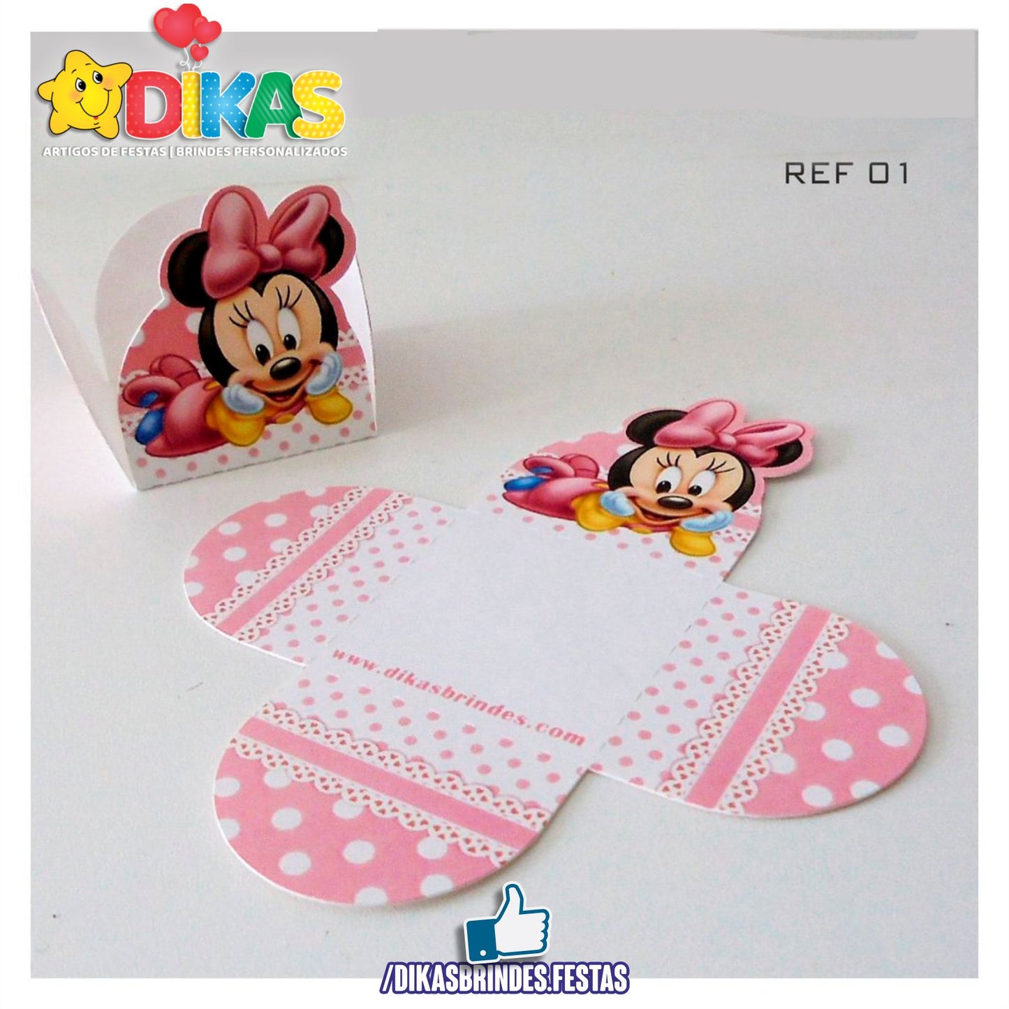 PORTA-FORMINHAS TEMÁTICAS  - MINNIE BABY