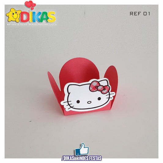 PORTA-FORMINHA C/ APLIQUE - HELLO KITTY