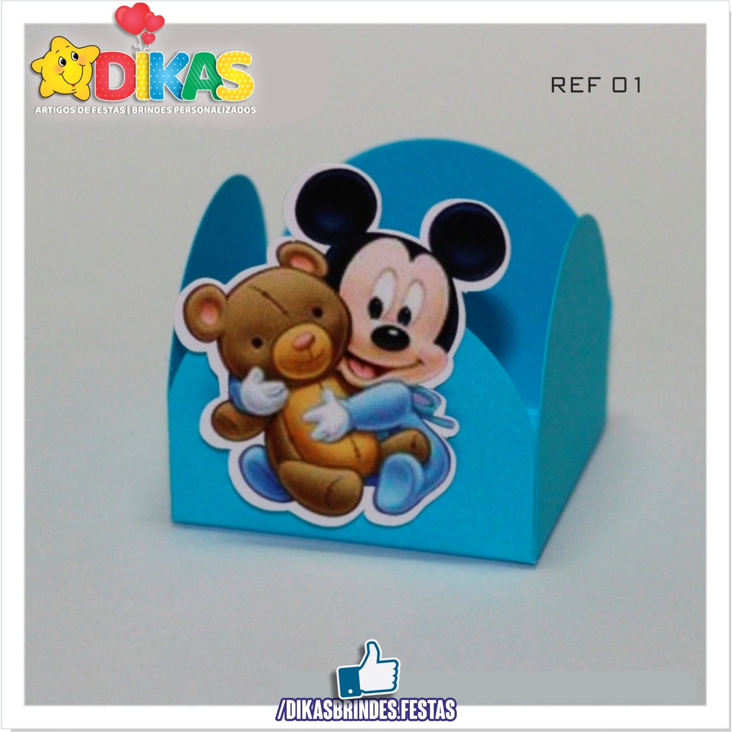 PORTA-FORMINHA C/ APLIQUE - MICKEY BABY