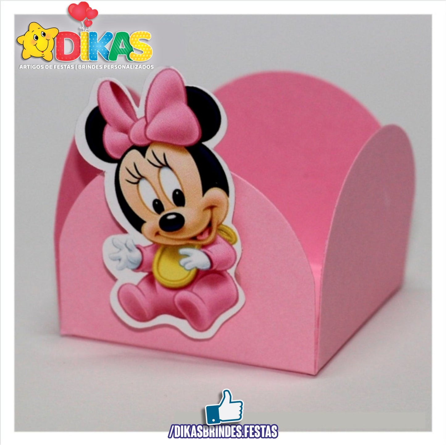 PORTA-FORMINHA C/ APLIQUE - MINNIE BABY