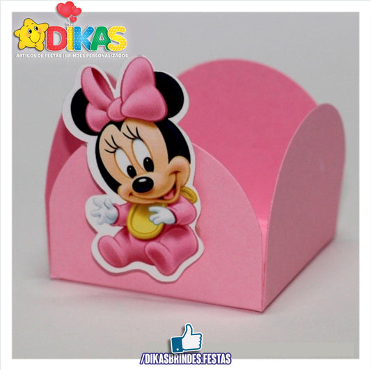 PORTA-FORMINHA C/ APLIQUE - MINNIE BABY