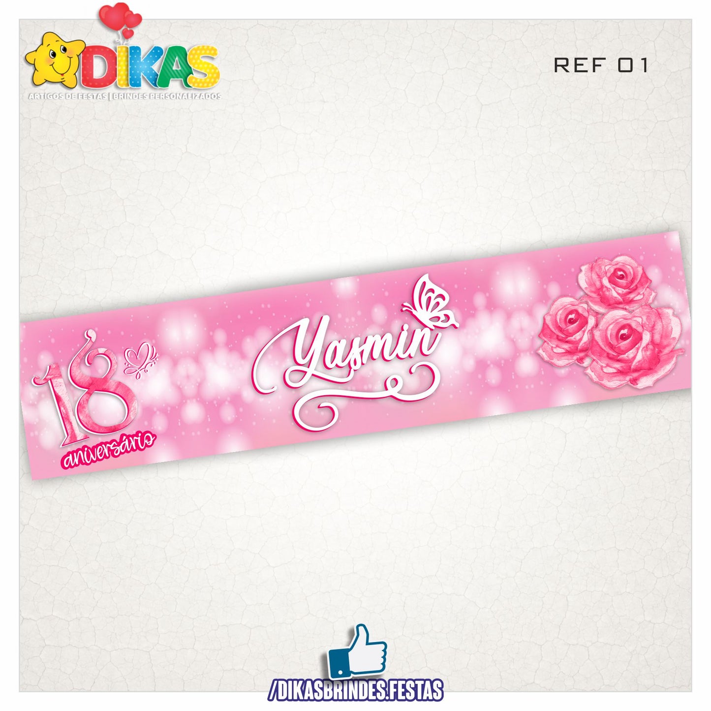 FAIXA TEMÁTICA E/OU PERSONALIZADA - ADULTOS